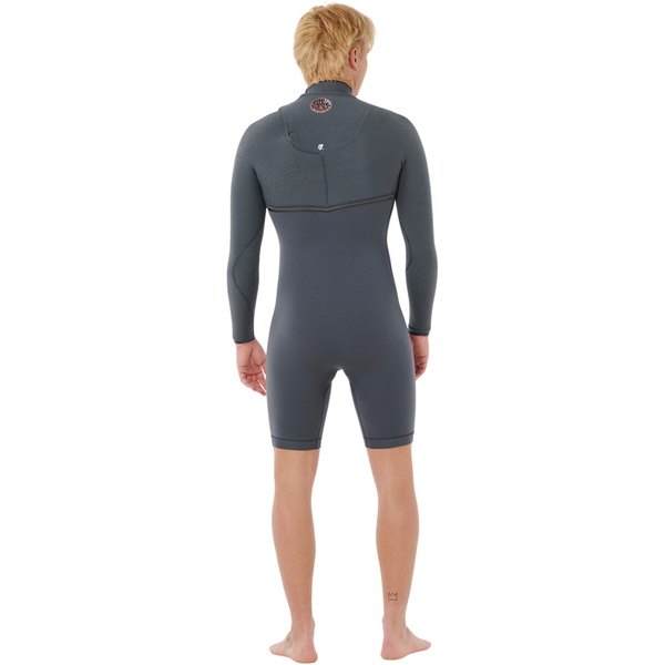 2026 Rip Curl Mens E-Bomb 2mm Zip Free Long Sleeve Spring Suit 123MSP - Iron